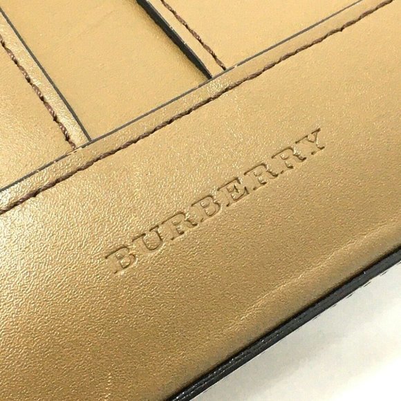 Authentic BURBERRY Inside Checkered Shoulder Bag L